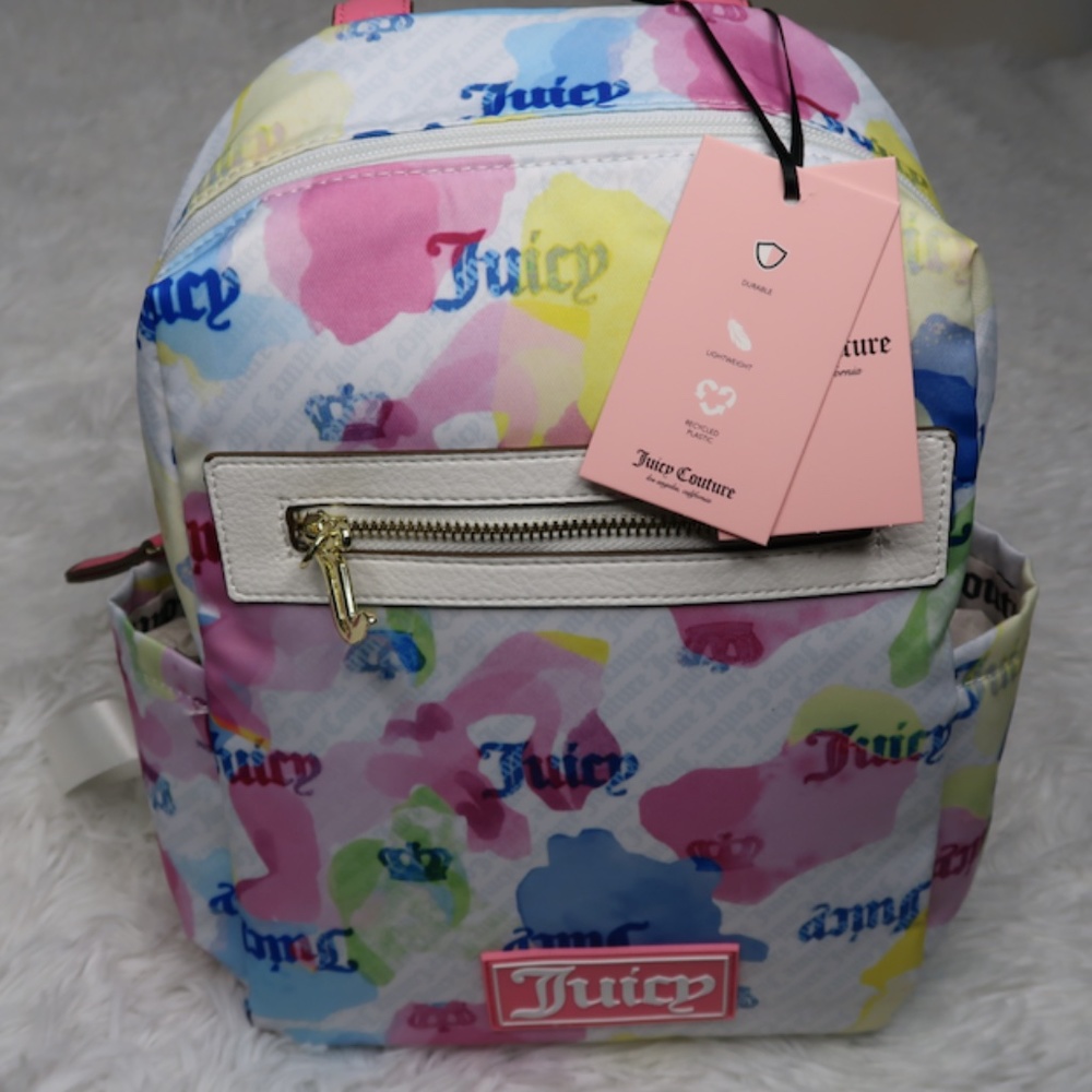 Juicy Couture Good Sport Logo Backpack New With Tags $99